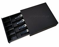 Металевий грошовий ящик HPC-13S push-push  чорний колір  Металевий грошовий ящик HPC-13S push-push  чорний колір